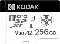Kodak KU390 Class 10 UHS-I U3 A2 V30 256 GB Micro SD Kart