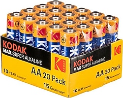 Kodak Max Super Alkalin AA 20'li Kalem Pil