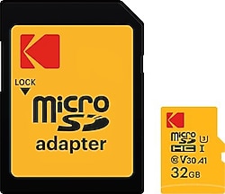 Kodak Ultra Performans Class 10 UHS-1 U3 V30 A1 32 GB Micro SD Kart