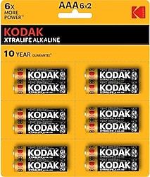 Kodak Xtralife 12'li Alkalin AAA İnce Kalem Pil
