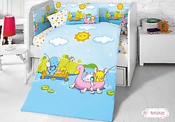 Komfort Home Balıkçı 8 Parça Ranforce Bebek Uyku Seti