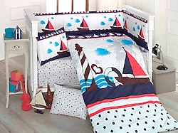 Komfort Home Dümen Ranforce 8 Parça Bebek Uyku Seti