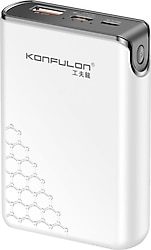 Konfulon A6Q Beyaz 10000 mAh Hızlı Şarj Powerbank