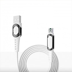 Konfulon DC-24 1 m 4A Micro USB Hızlı Şarj Kablosu Beyaz