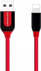Konfulon S51 1 m 3A Lightning to USB Şarj Kablosu Siyah
