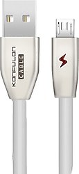 Konfulon S53 1 m 3A LED Işıklı Micro USB Şarj Kablosu