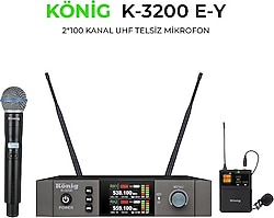 König K-3200 UHF Telsiz El + Yaka Mikrofonu