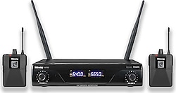 König K-700 UHF 2'li Kablosuz Yaka 2 Mikrofonu