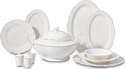 Korkmaz Eliza Collection A8241 Fileli 60 Parça 12 Kişilik Yemek Takımı