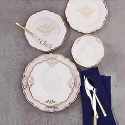 Korkmaz Eliza Collection A8243 60 Parça 12 Kişilik Yemek Takımı