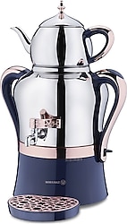 Korkmaz A843-01 Hanedan Inox Rosegold 2000 W Elektrikli Semaver
