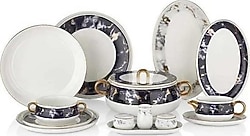 Korkmaz Aşiyan Collection A8545 91 Parça 12 Kişilik Yemek Takımı