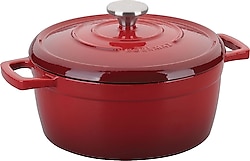 Korkmaz Casta A2829-1 Kırmızı 24 cm Döküm Tencere