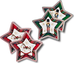 Korkmaz Jolly Collection 15 cm 4'lü Yıldız Çerezlik