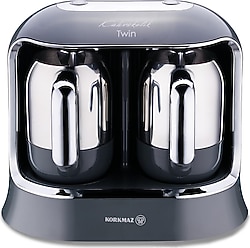 Korkmaz Kahvekolik Twin A861-09 Cosmica Krom Türk Kahve Makinesi