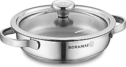 Korkmaz Minika A1500 14 cm Kapaklı Çelik Sahan