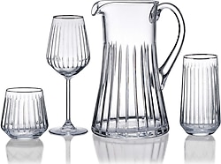 Korkmaz Siera 9206 Platin 37 Parça Bardak Seti