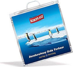Koroplast Kilitli Dondurulmuş Gıda Torbası 50x52 cm