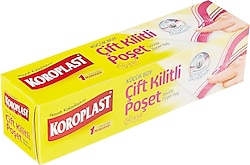 Koroplast Küçük Boy Çift Kilitli Buzdolabı Poşeti 14'lü