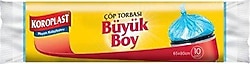 Koroplast Güçlü Büyük Boy Çöp Poşeti 10'lu