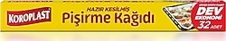 Koroplast Hazır Kesilmiş Pişirme Kağıdı 32'li