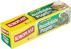Koroplast Orta Boy Buzdolabı Poşeti 20'li