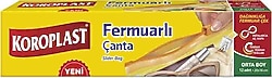 Koroplast Orta Boy Fermuarlı Çanta 12'li