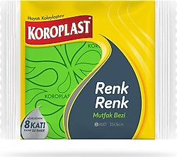 Koroplast Renk Mutfak Bezi 5'li