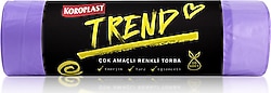 Koroplast Trend Çok Amaçlı Renkli Çöp Poşeti 10'lu