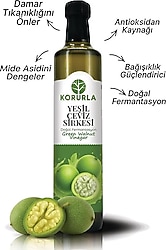 Korurla Yeşil Ceviz Sirkesi 500 ml