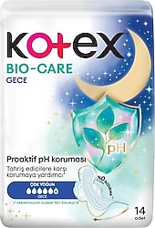 Kotex Bio-Care Gece Boy 6 14'lü Hijyenik Ped