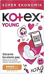 Kotex Young Gündüz 22'li Hijyenik Ped
