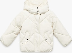 Koton 6WMG00003AW Kapüşonlu Kız Bebek Mont