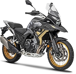 Kove 510X Adventure 498 cc Motosiklet Siyah