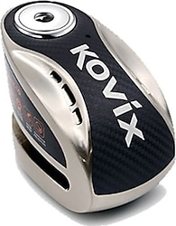 Kovix KNX10-BM 10 mm 120 dB Alarmlı Gri Disk Kilidi