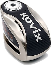 Kovix KNX6-BM 6 mm 120 dB Alarmlı Gri Disk Kilidi