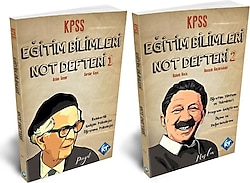 KR Akademi Yayınları KPSS Eğitim Bilimleri Defterleri (2 Cilt)