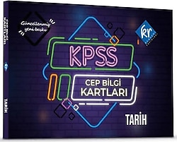 KR Akademi Yayınları KPSS Tarih Cep Bilgi Kartları