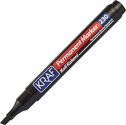 Kraf 230 Kesik Uç Permanent Marker Kalem