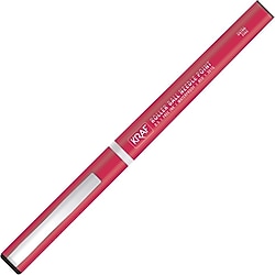 Kraf 301G 0.5 mm Kırmızı İğne Uçlu Roller Kalem