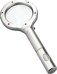 Kraf 312G 5X 75 mm Işıklı Büyüteç
