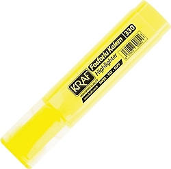 Kraf 330 Sarı Fosforlu Kalem