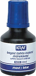 Kraf 445G 30 ml Beyaz Tahta Kalem Mürekkebi Mavi