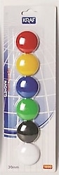 Kraf 503G 3 cm Renkli 6'lı Mıknatıs