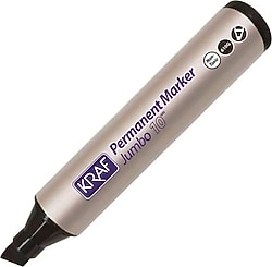 Kraf 610G 10 mm Jumbo Siyah Permanent Marker Kalem