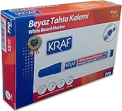 Kraf 770 12'li Mavi Tahta Kalemi