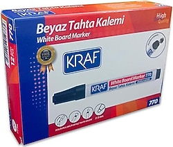 Kraf 770 12'li Siyah Tahta Kalemi