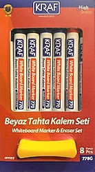 Kraf 778G 8'li Tahta Kalem Seti