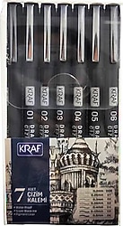 Kraf Drawing System 7'li Çizim Kalemi