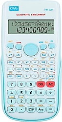 Kraf HM-300 BL Mavi 240 Fonksiyonlu Bilimsel Hesap Makinesi